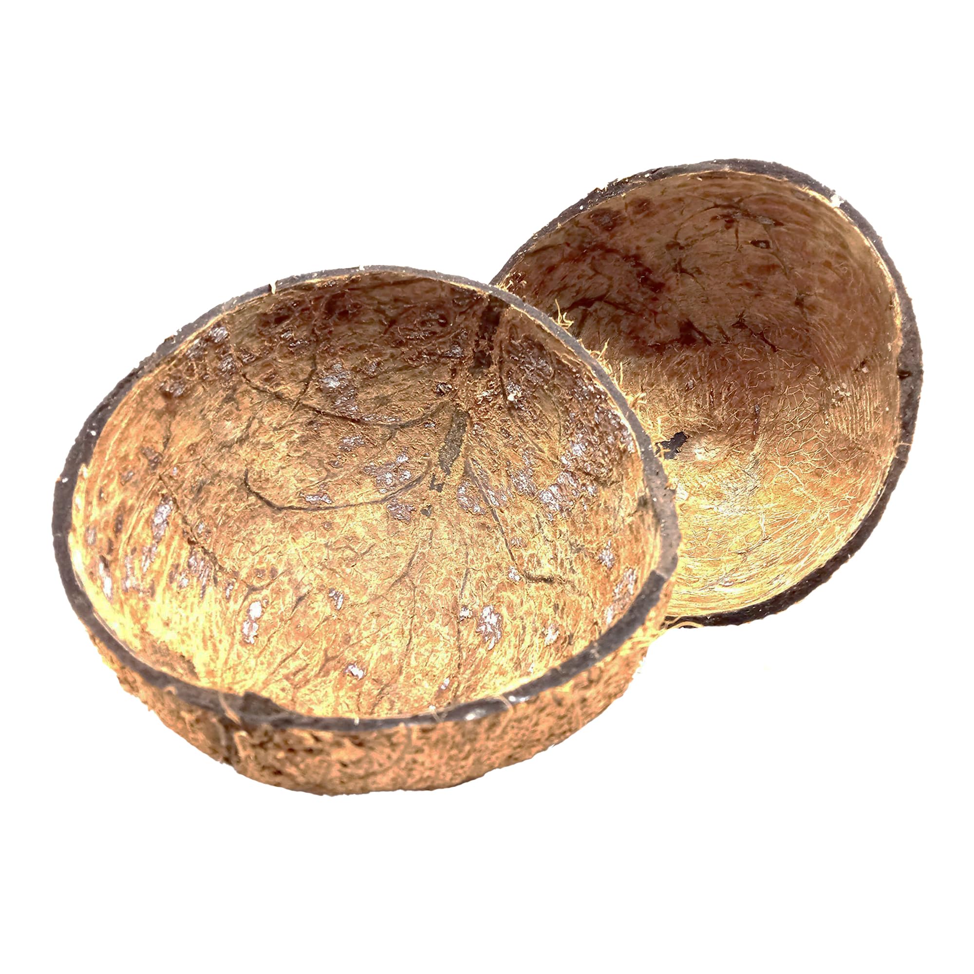 2pcs Coconut Shell Halves Eco-Friendly Ceylon 100% Natural Coconut